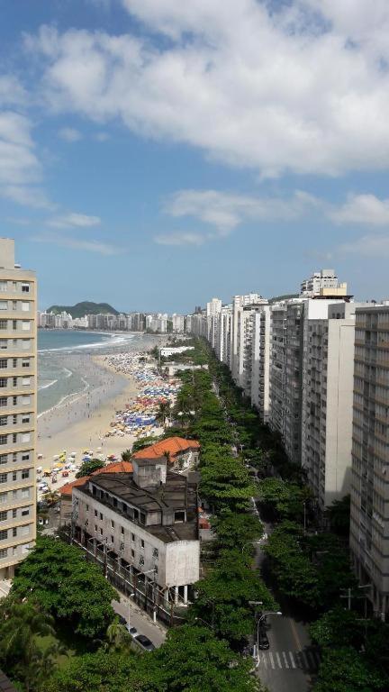 Pe Na Areia - Com Servico De Praia Guarujá Exteriör bild