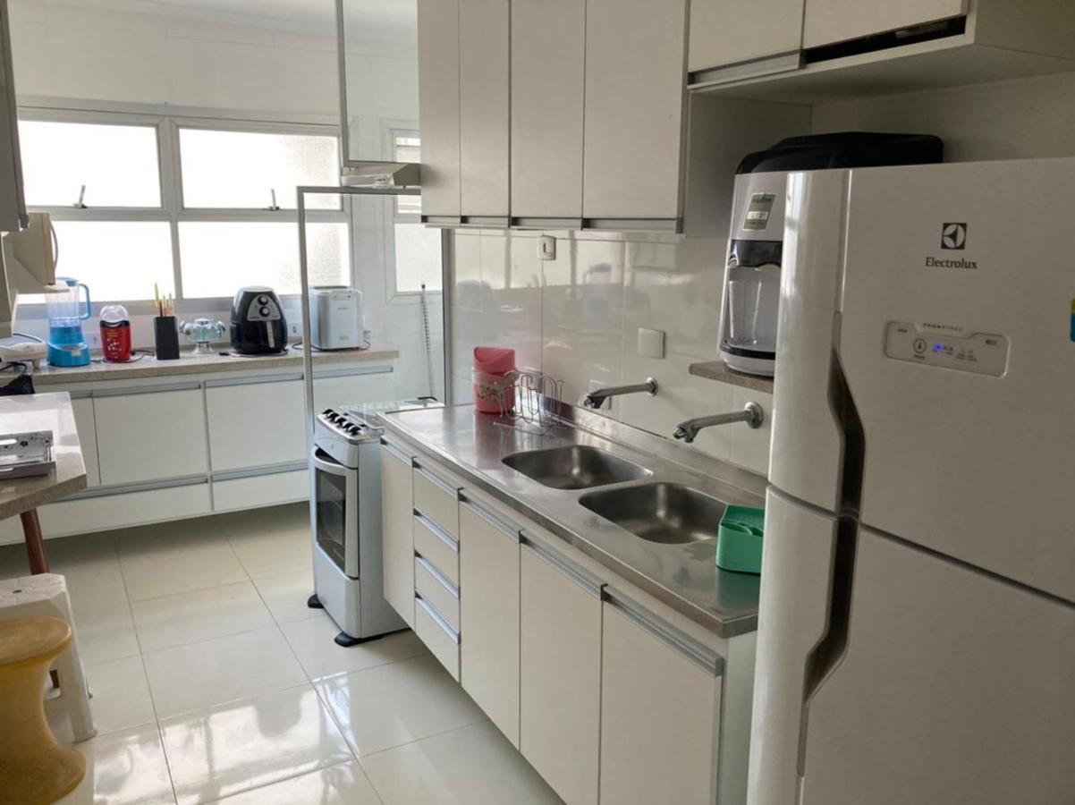 Pe Na Areia - Com Servico De Praia Guarujá Exteriör bild